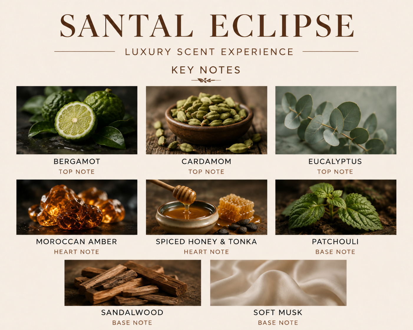 Santal Eclipse Luxury Candle,